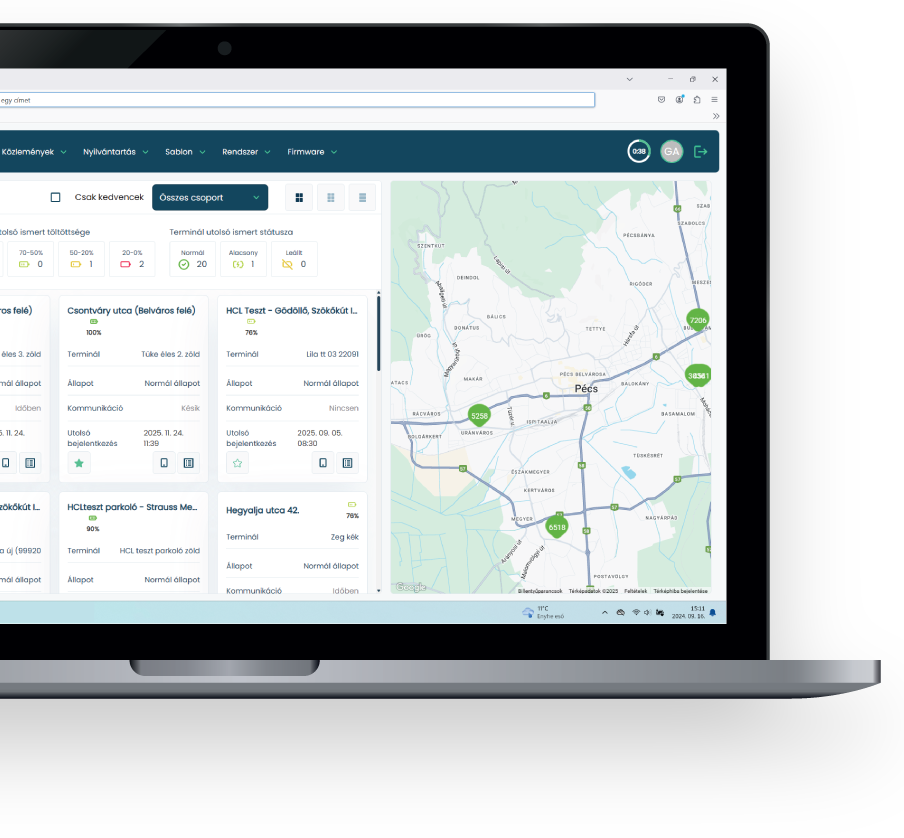 Felhőalapú SmartPage szoftver
